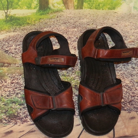 timberland mens leather sandals